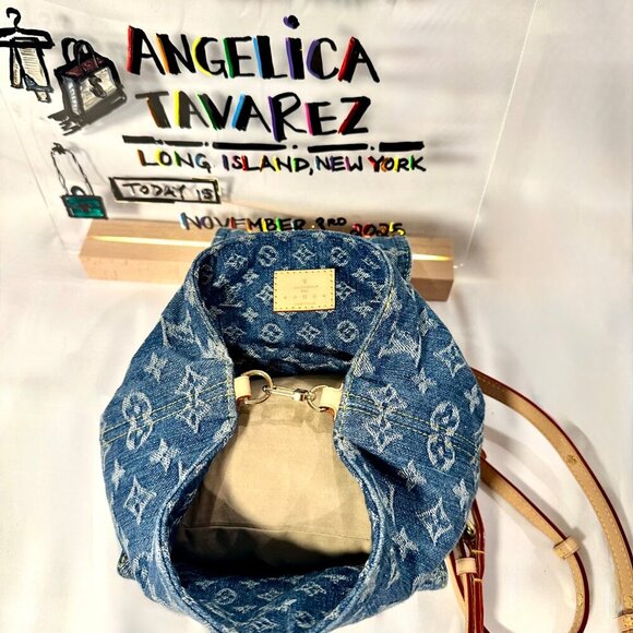 Louis Vuitton Venice Backpack - Monogram Denim Blue (NWT + Dust bag)